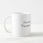 Versagen Sie bessere Tasse (Links)