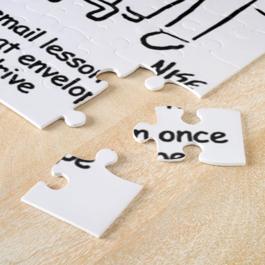 Versagt E-Mail-Computerunterricht Puzzle (Seite)