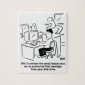 Versagt E-Mail-Computerunterricht Puzzle (Vertikal)