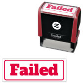 Versagt Geschäftsdokument Einfache Selbstfarbige B Permastempel (Beispiel)