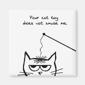 Versagt Katzenspielzeug - Funny Cat Magnet (Vorne)