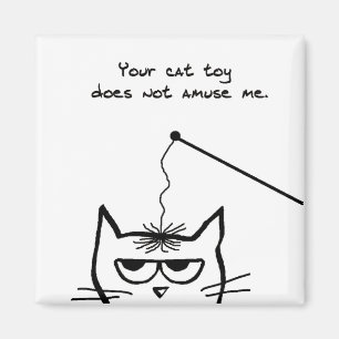 Versagt Katzenspielzeug - Funny Cat Magnet