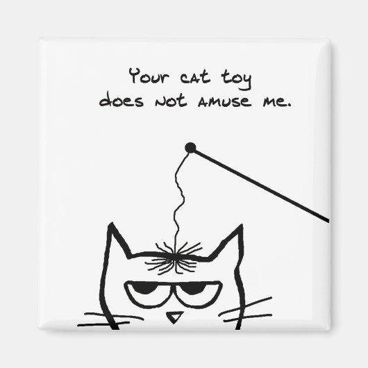 Versagt Katzenspielzeug - Funny Cat Magnet (Vorne)