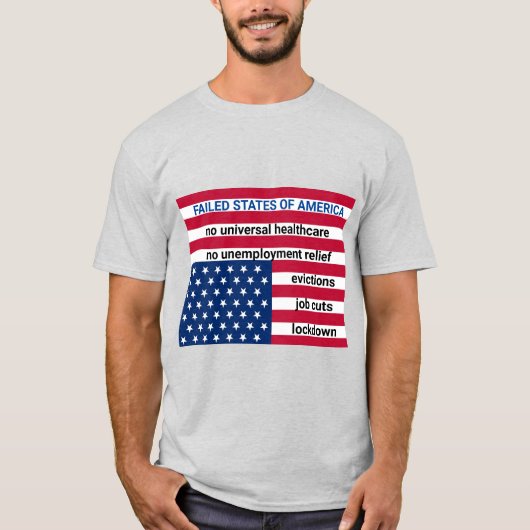VERSAGT STAATEN AMERIKAS T-Shirt (Vorderseite)