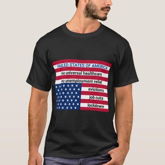 VERSAGT STAATEN AMERIKAS T-Shirt (Vorderseite)
