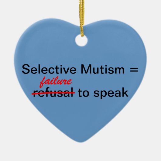 Versagung nicht Weigerung Keramik Ornament (Vorne)