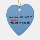 Versagung nicht Weigerung Keramik Ornament (Links)