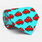 versah rotes blaues Krawattendoppeltes des Krawatte (Gerollt)