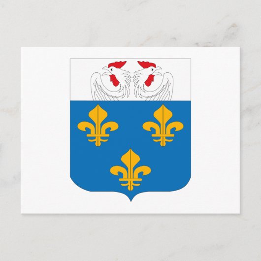 Versaille Coat of Arms Postkarte (Vorderseite)