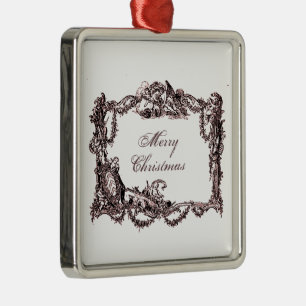 Versailles baroque Merry Weihnachten Ornament Aus Metall
