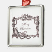 Versailles baroque Merry Weihnachten Ornament Aus Metall (Links)