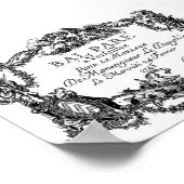 Versailles - Billet d'entrée du mariage - 1745 Poster (Ecke)