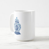 Versailles Chinoiserie Ginger Jar Monogram B Kaffeetasse (Vorderseite Links)