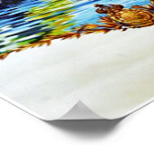 Versailles, Frankreich, Vintage Travel Poster (Ecke)