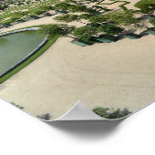 Versailles Gardens Orangerie France Palace Poster (Ecke)