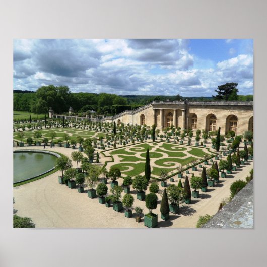 Versailles Gardens Orangerie France Palace Poster (Vorne)