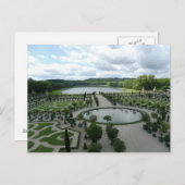 Versailles Gardens Pools Orangerie Frankreich Post Postkarte (Vorne/Hinten)