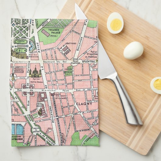 Versailles Geschirrtuch (Viertel Falte)