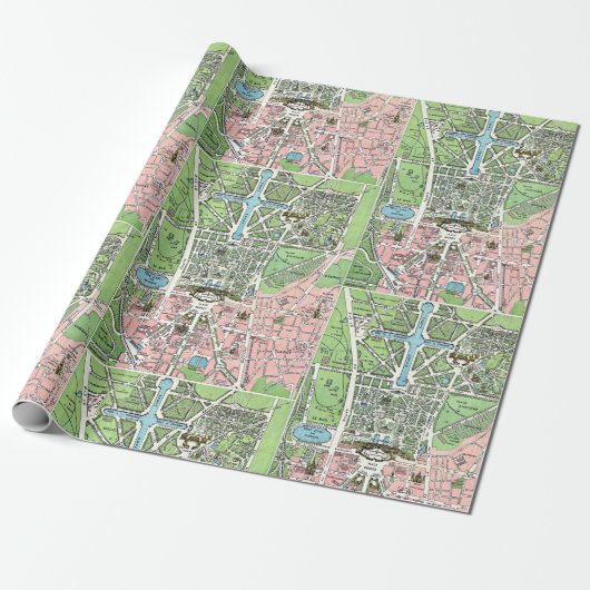 Versailles-Karte Geschenkpapier (Ungerollt)