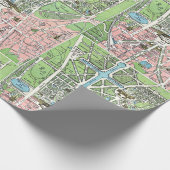 Versailles-Karte Geschenkpapier (Ecke)