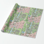 Versailles Map Geschenkpapier (Ungerollt)