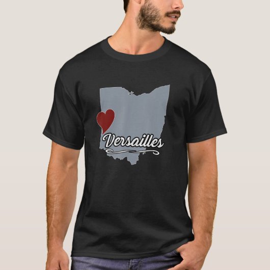 Versailles Ohio OH City State USA Cute Souvenir T-Shirt (Vorderseite)