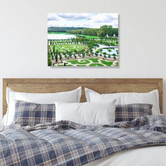 Versailles Palace Gardens Blick Leinwand (Insitu (Schlafzimmer))