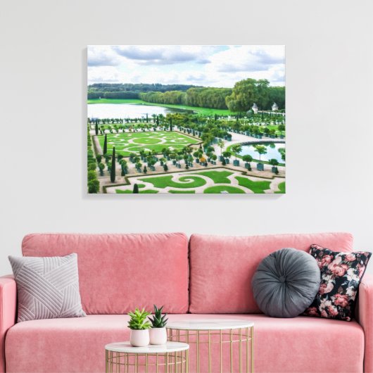 Versailles Palace Gardens Blick Leinwand (Insitu (Wohnzimmer))