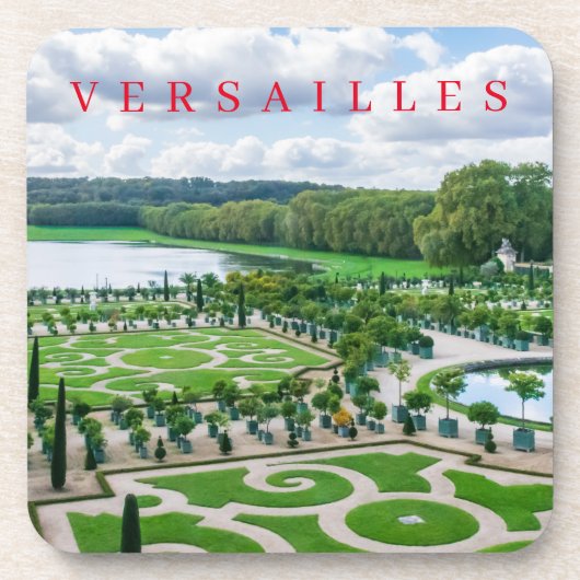 Versailles Palace Gardens Blick Untersetzer (Vorderseite)
