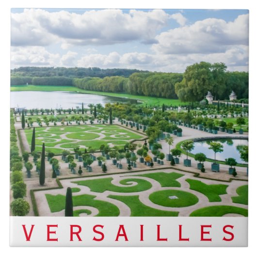 Versailles Palace Gardens Keramik Fliesen (Vorderseite)