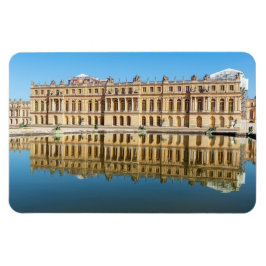 Versailles Palast und Reflexion in einem Teich Magnet