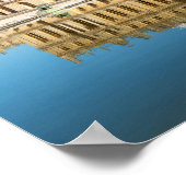 Versailles Palast und Reflexion in einem Teich Poster (Ecke)