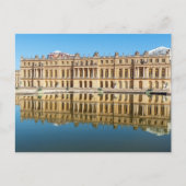 Versailles Palast und Reflexion in einem Teich Postkarte (Vorderseite)