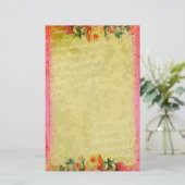 Versailles-Sammlungs-Rosen-Briefpapier Briefpapier (Stehend Vorderseite)