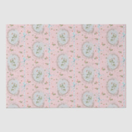 Versailles Strawberrys & Ribbons Pink Seidenpapier