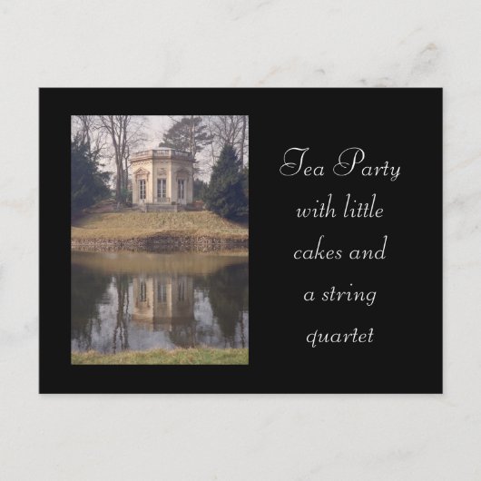 Versailles Tea House Postkarte (Vorderseite)