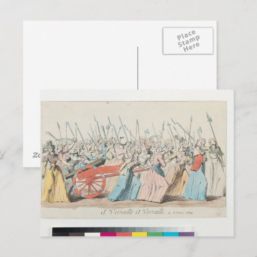 Versailles, Versailles Postkarte (Vorne/Hinten)