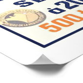 Versailles Vintages französisches Reiseplakat Poster (Ecke)