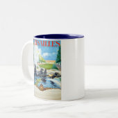 VERSAILLES ZWEIFARBIGE TASSE (Vorderseite Links)