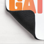 Versammeln in warmen Farben Mousepad (Ecke)