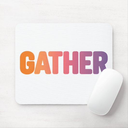Versammeln in warmen Farben Mousepad (Mit Mouse)