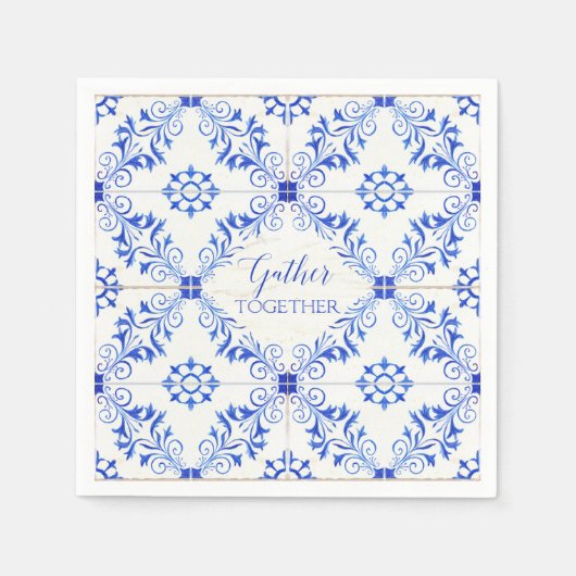 Versammelt Bauernhof Rustikales Wassersportzentrum Serviette (Vorderseite)