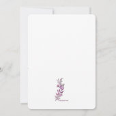 Versammelt religiöse Einladungen (pink) (Rückseite)