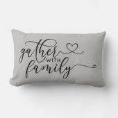 Versammelt sich mit Familienhaus Lendenkissen (Vorderseite)