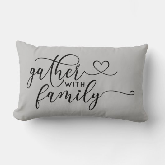 Versammelt sich mit Familienhaus Lendenkissen (Vorderseite)