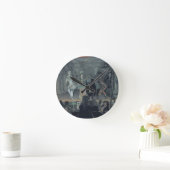 Versammlung der Freien Masons vor der Einleitung e Runde Wanduhr (Zuhause)