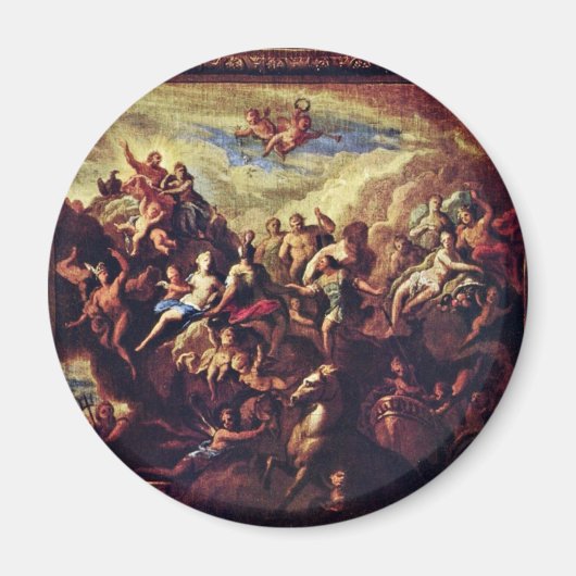 Versammlung der Götter auf dem Olympus-Berg Magnet (Vorne)