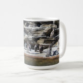 Versammlung der Pinguine Kaffeetasse (VorderseiteRechts)