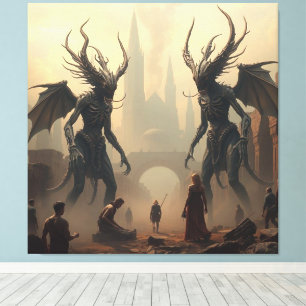  „Versammlung der uralten Götter“   Leinwanddruck