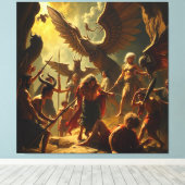  „Versammlung der uralten Götter“   Leinwanddruck (Insitu (Holzboden))